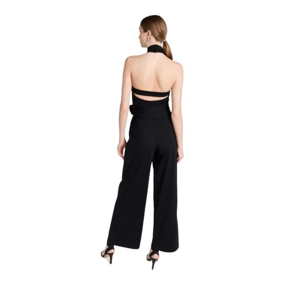 NWT Susana Monaco | Midnight Mock Open Back 32” Jumpsuit S - Picture 3 of 12
